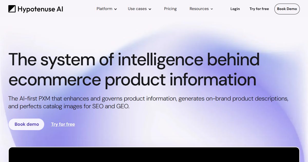 Hypotenuse is an AI content marketing platform for ecommerce. Generate product content, enhance images, and optimize SEO