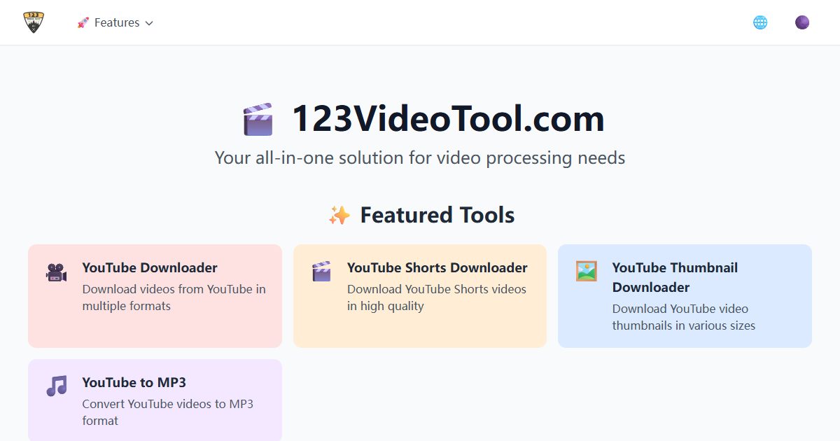 All-in-one YouTube downloader for videos, shorts, thumbnails, and MP3 conversions.