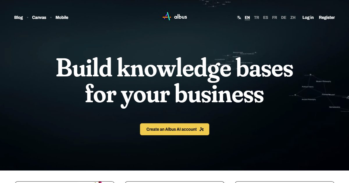 An AI-powered cloud workspace for building knowledge bases, semantic search, and content creation.